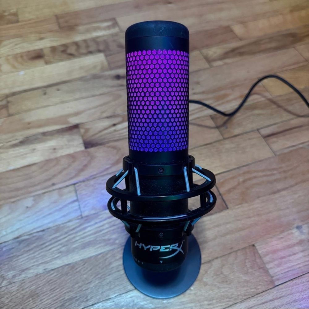 HyperX QuadCast S - USB Microphone - RGB Lighting (First Generation)